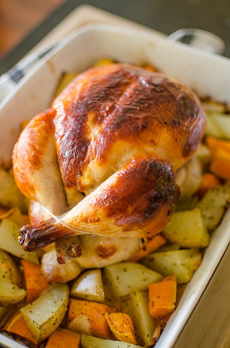 Spiced Buttermilk Roast Chicken