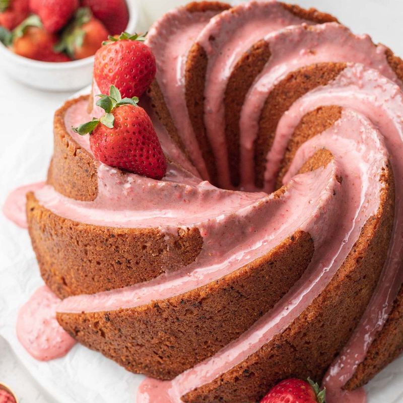 Strawberry Bundt Cake