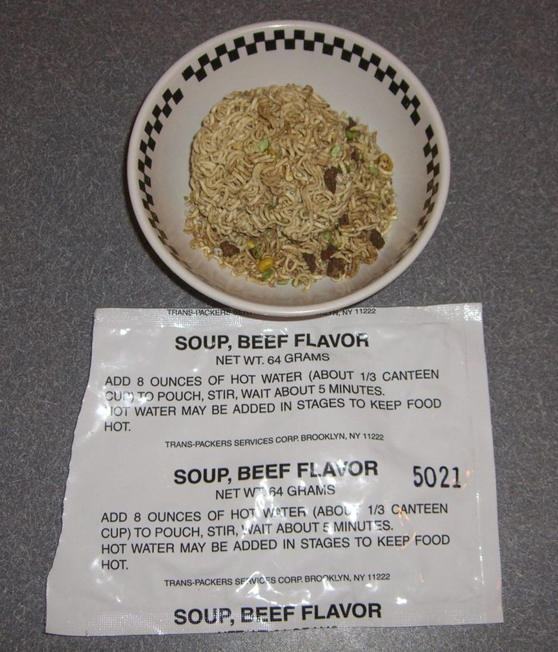 Dehydrated soup mixes