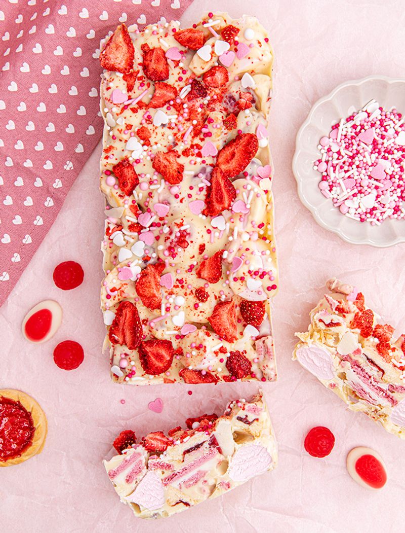 Fruit-Flavored Marshmallow Rocky Road Surprise