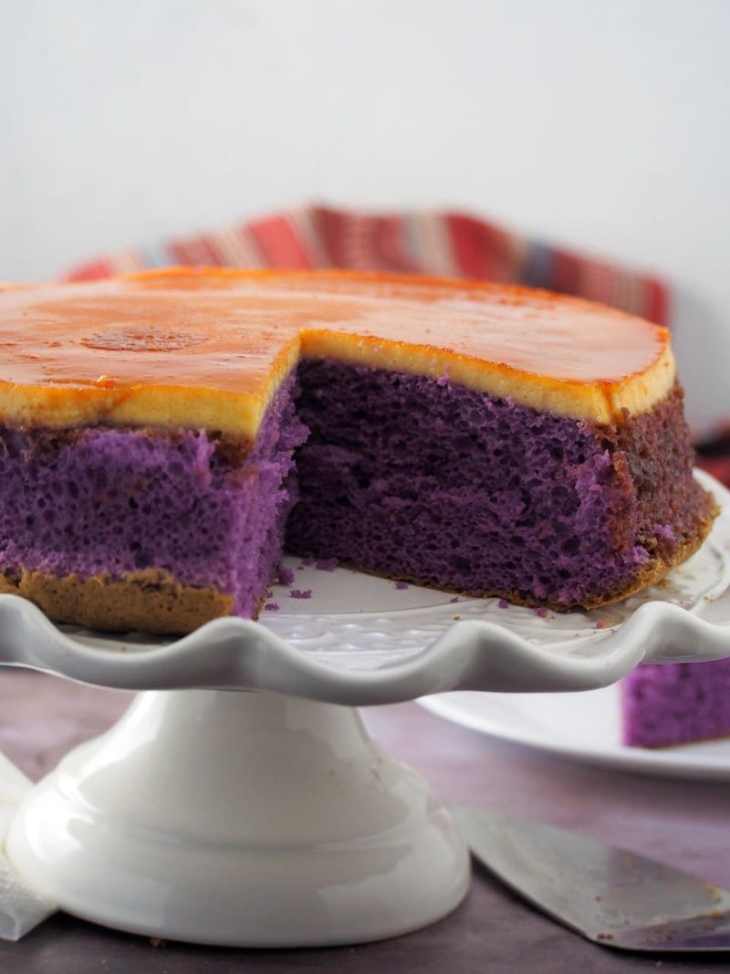 Ube Flan Cake