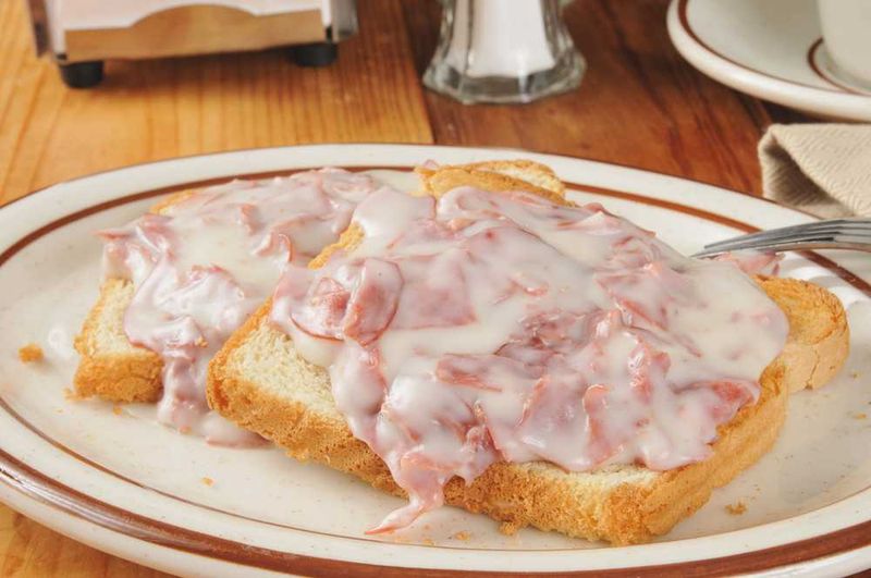 Creamed Chipped Beef Sandwich
