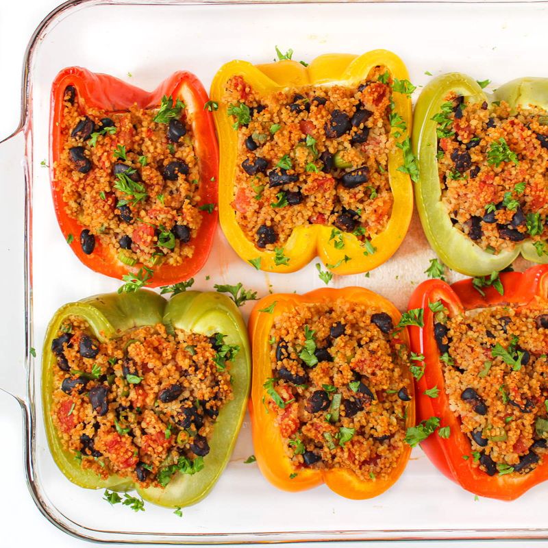 Couscous Stuffed Peppers