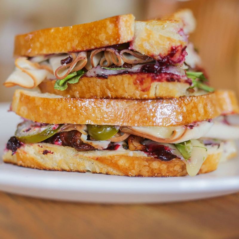 Montana – Huckleberry Jam and Cheddar Grilled Cheese