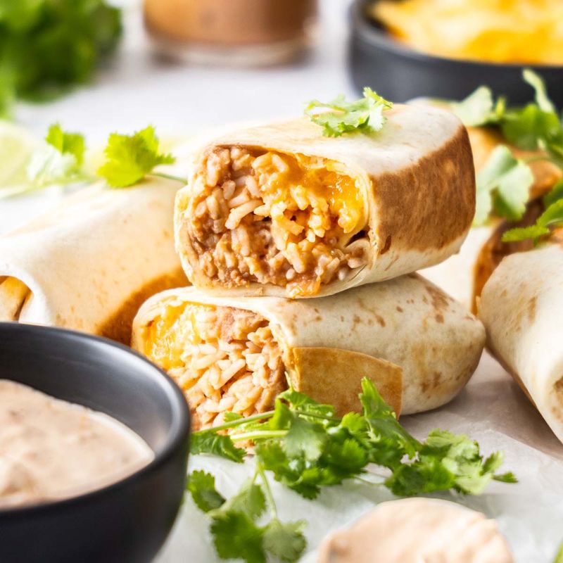 Rice Stuffed Burritos