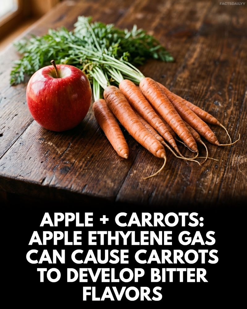 Storing Carrots Next to Apples