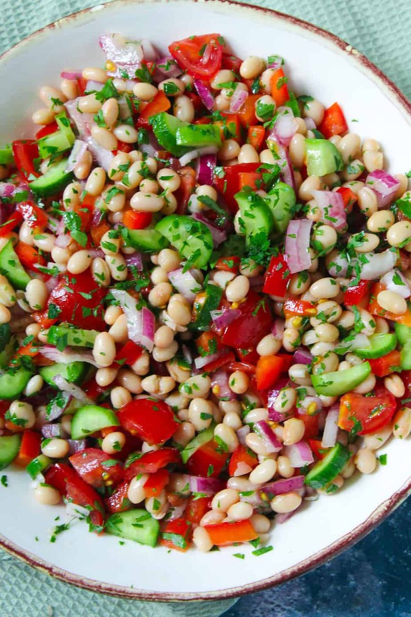 Mediterranean White Bean Salad