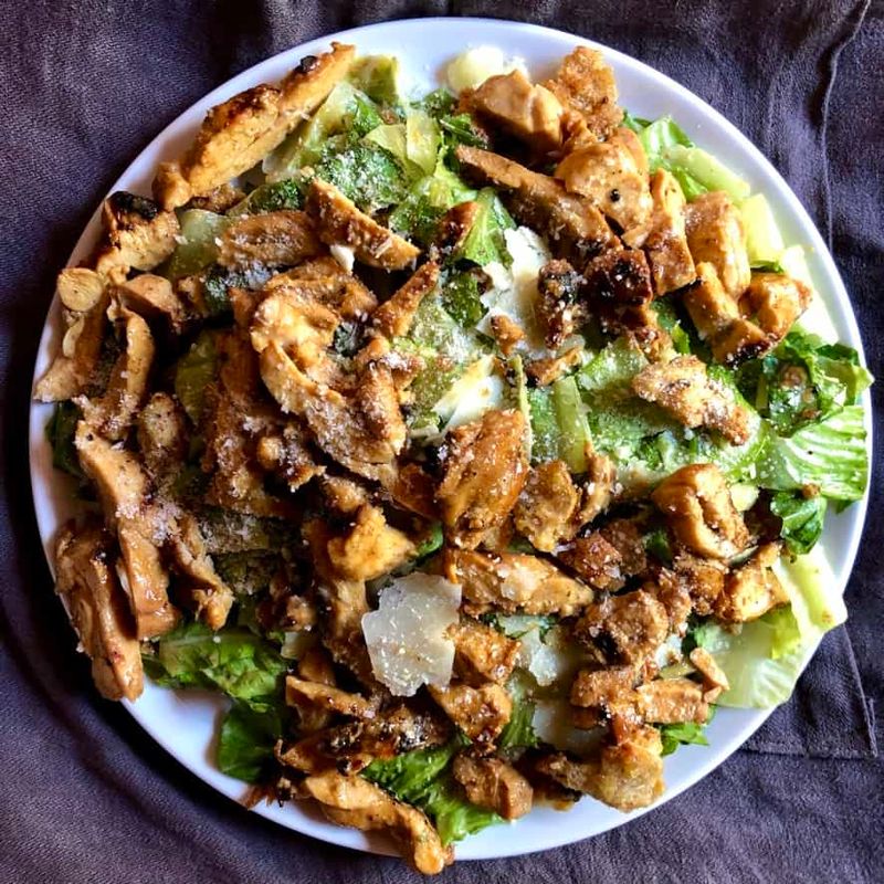 Classic Caesar Salad With Protein Add-On