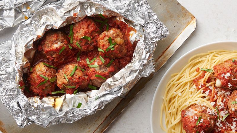 Meatballs + marinara + mozzarella