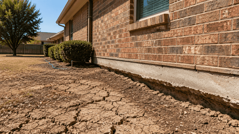 Soil Pulling Away From the House