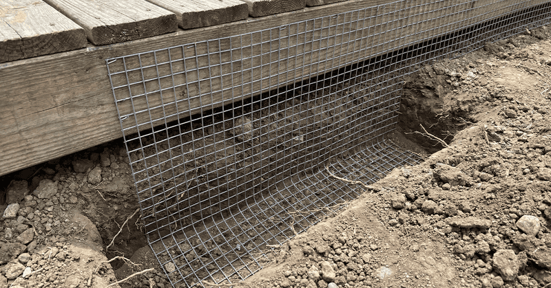 When the Burrow Threatens the Structure, Exclude the Animal and Repair the Damage