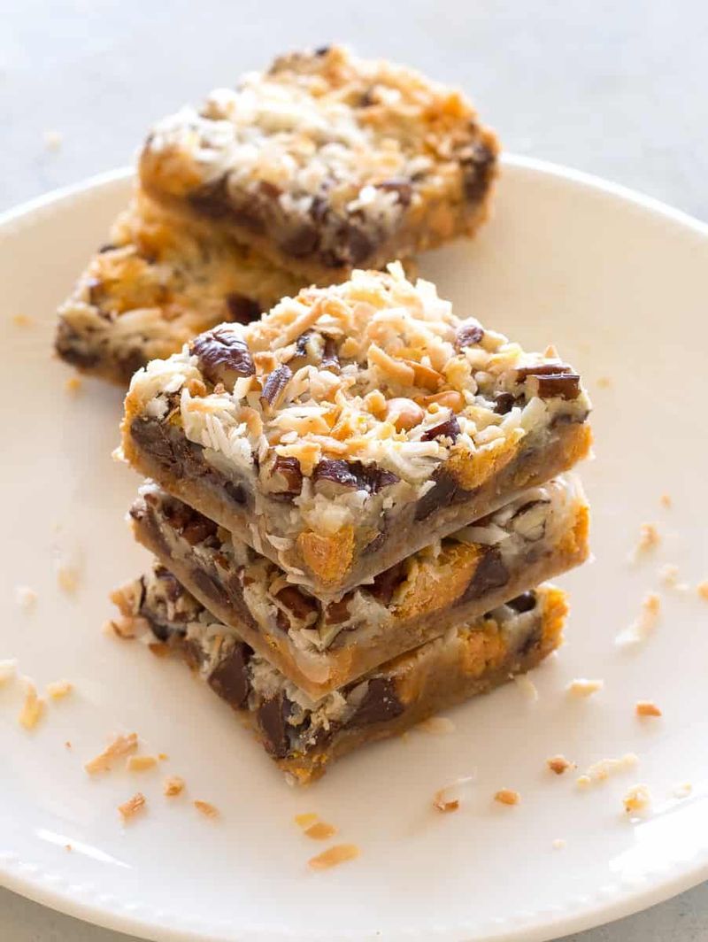 Coconut chocolate chip bars