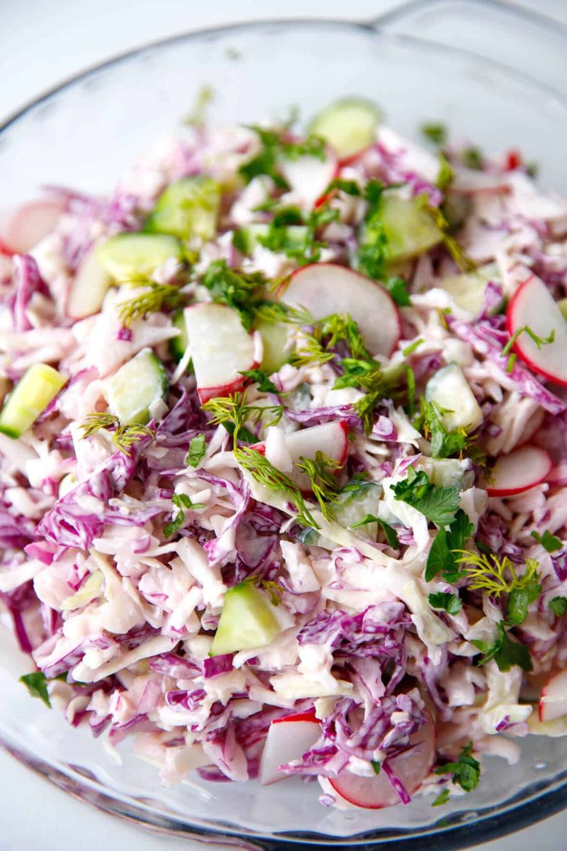 Creamy Keto Cabbage Salad