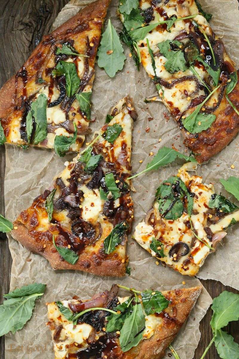 Caramelized Onion And Balsamic Pizza
