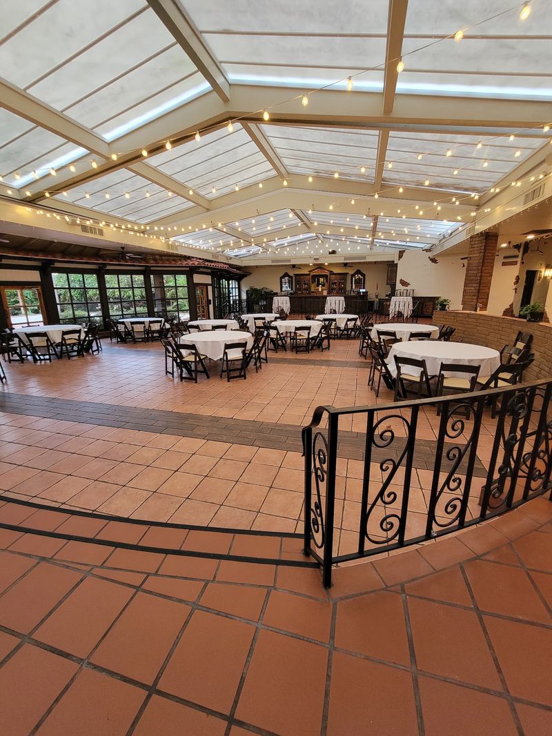 A Garden, a Patio, and the Las Flores Room