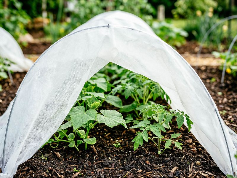 Protect Plants from Cool Nights with Row Covers