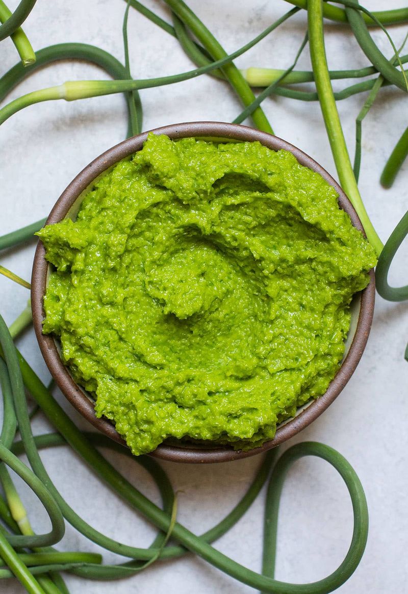 Garlic Scape Pesto
