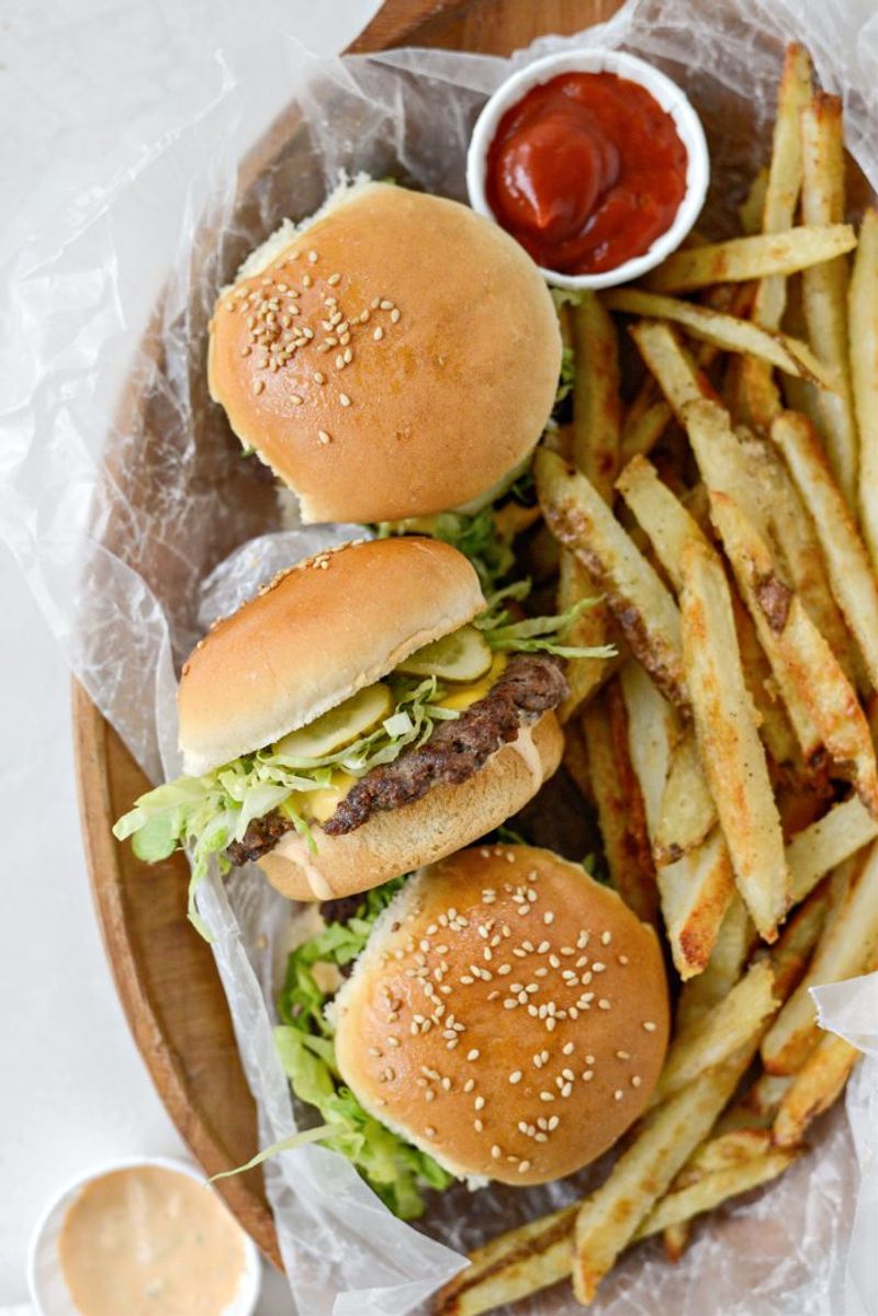 Sliders And Oven Fries