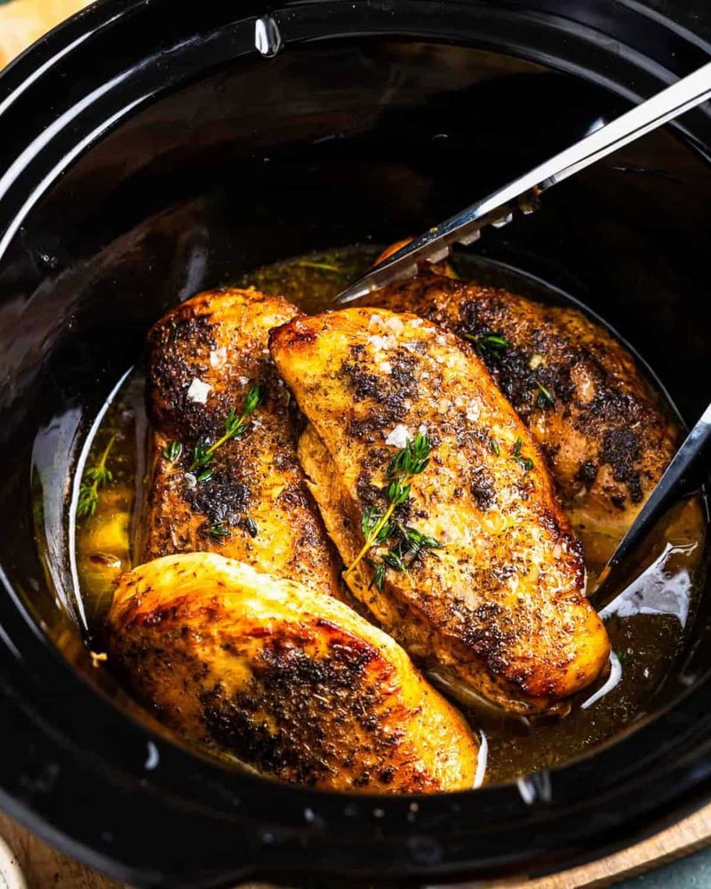 Crockpot Lemon Herb Chicken