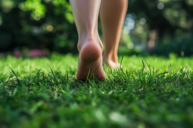 A 30-minute lawn walk has no proven bodily payoff