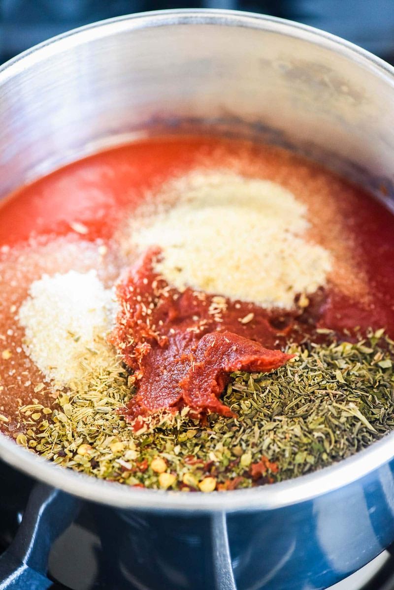 Bold, Heavily Seasoned Sauce