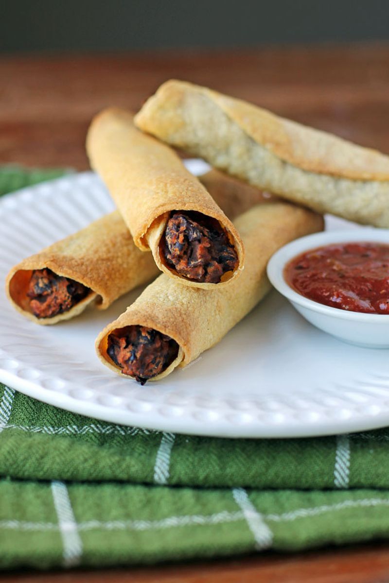 Black Bean Taquitos