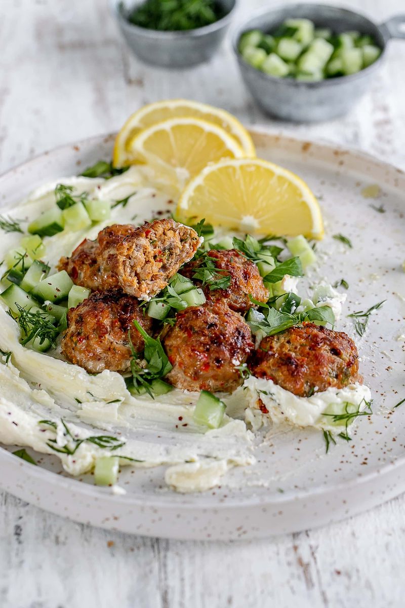 Harissa Turkey Or Beef Meatballs