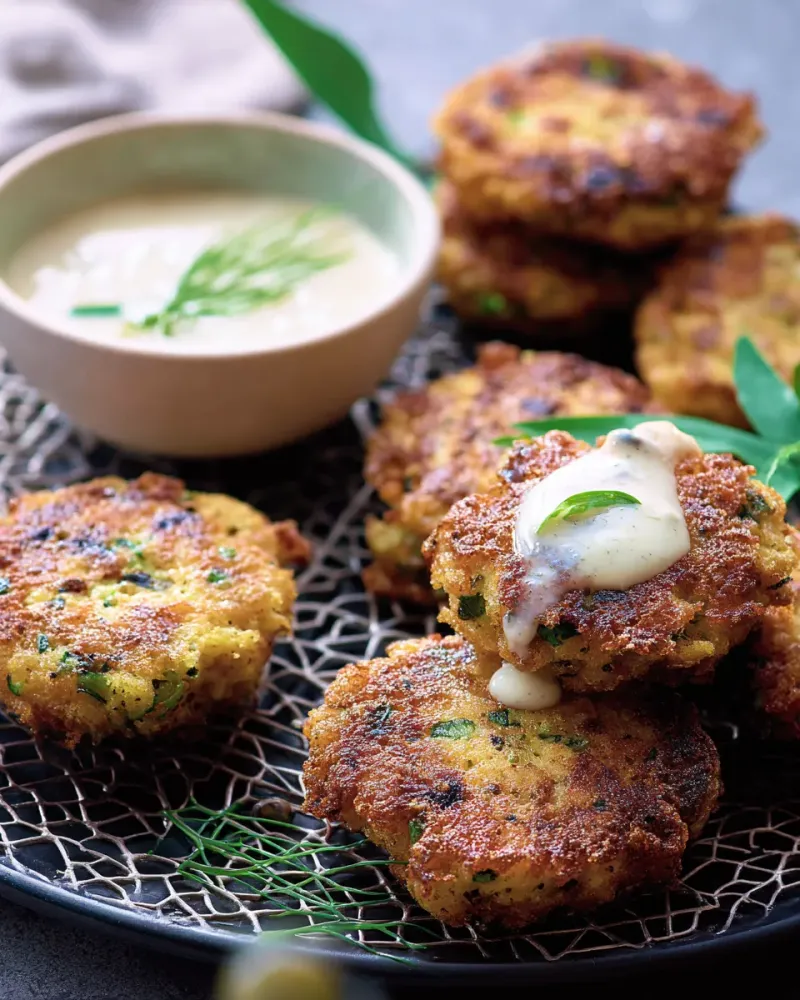 Pan-Fried Chickpea Patties