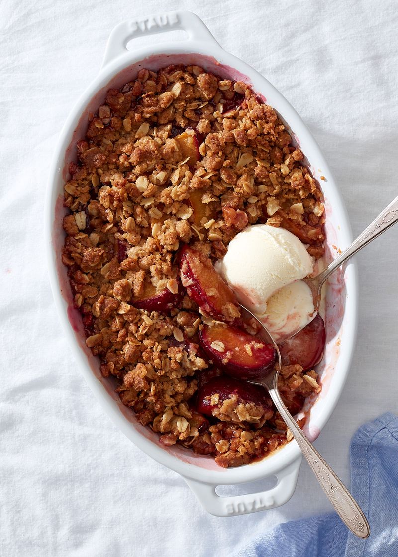 Classic Plum Crumble