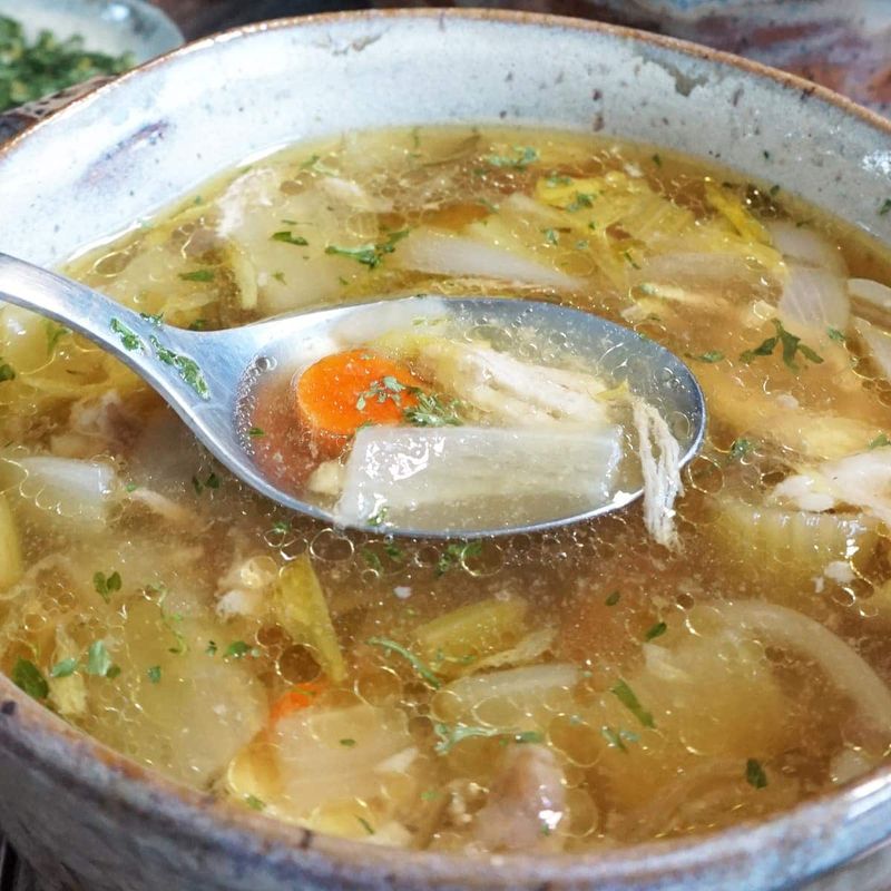 Keto No-Noodle Chicken Cabbage Soup