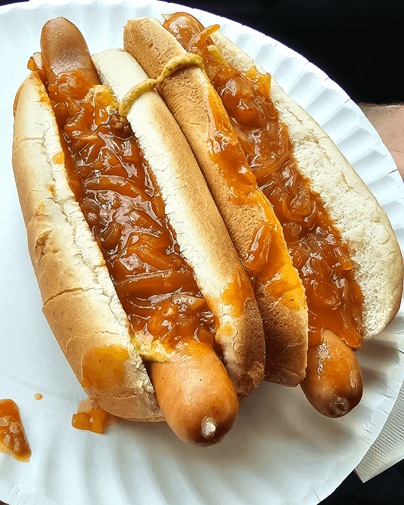 Sabrett-style cart dog