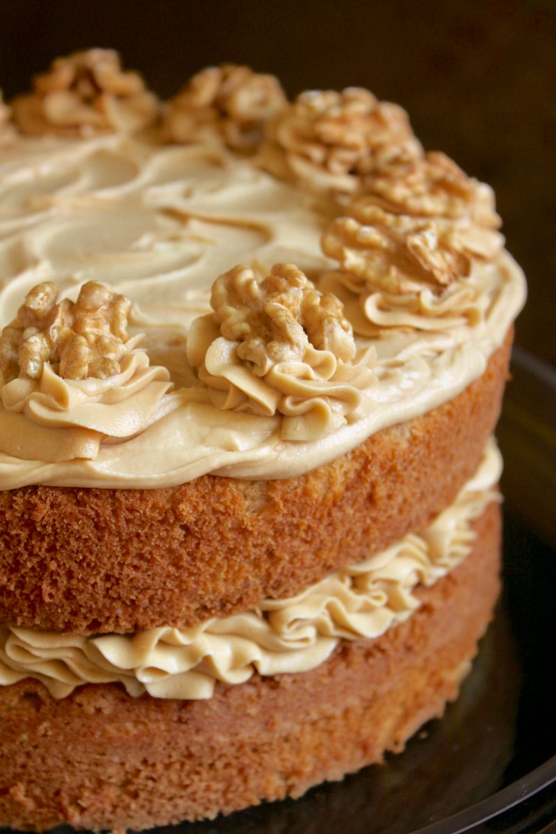 Coffee and Walnut Cake