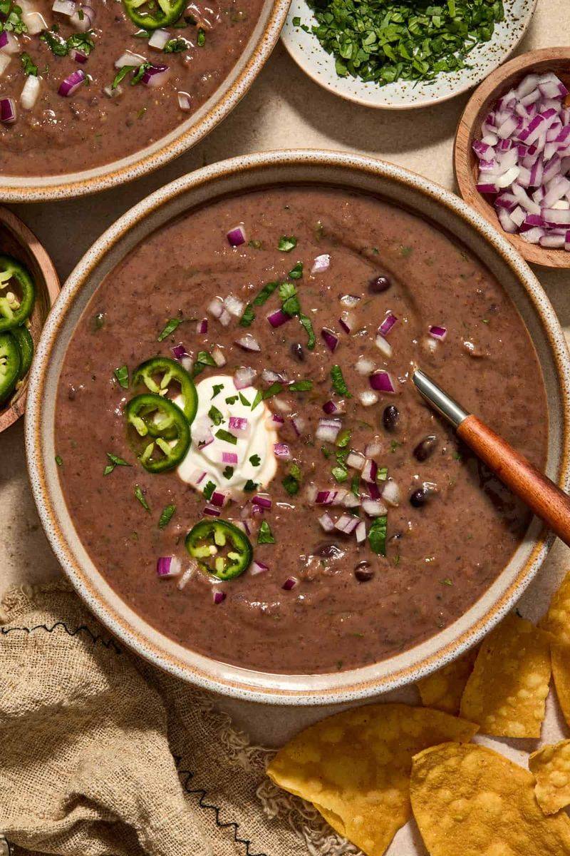 Black Bean Salsa Soup