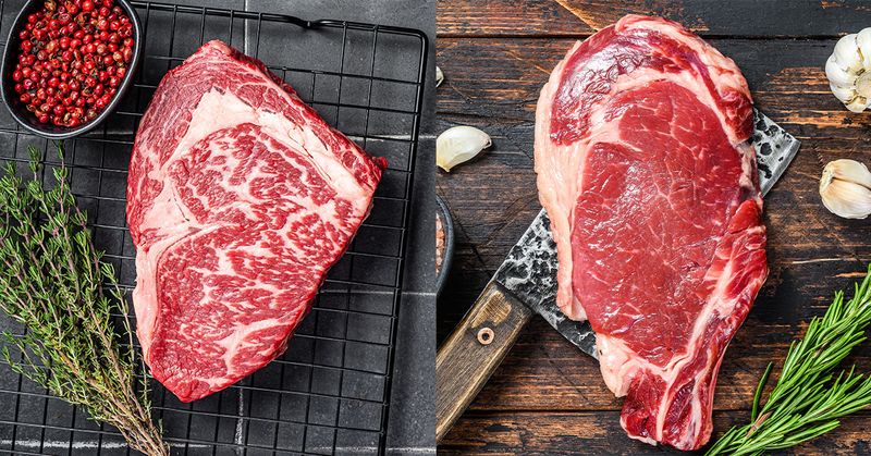 Prime-grade Ribeye or Strip