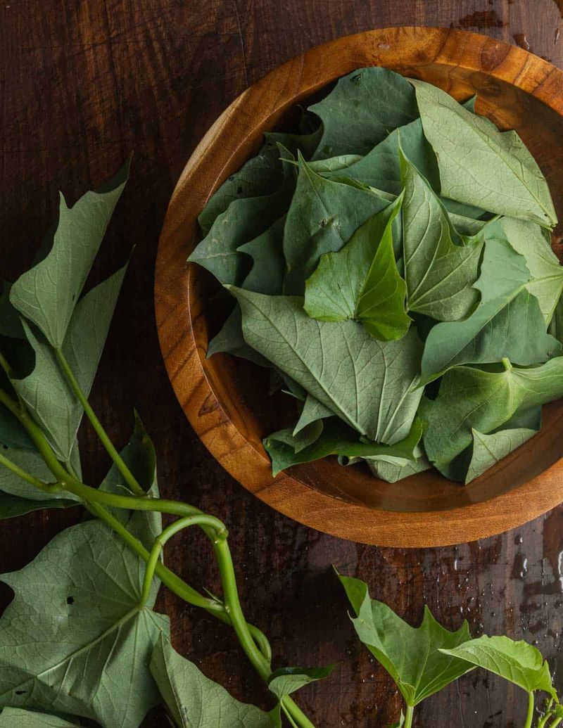 Wash the leaves, then choose your cooking goal
