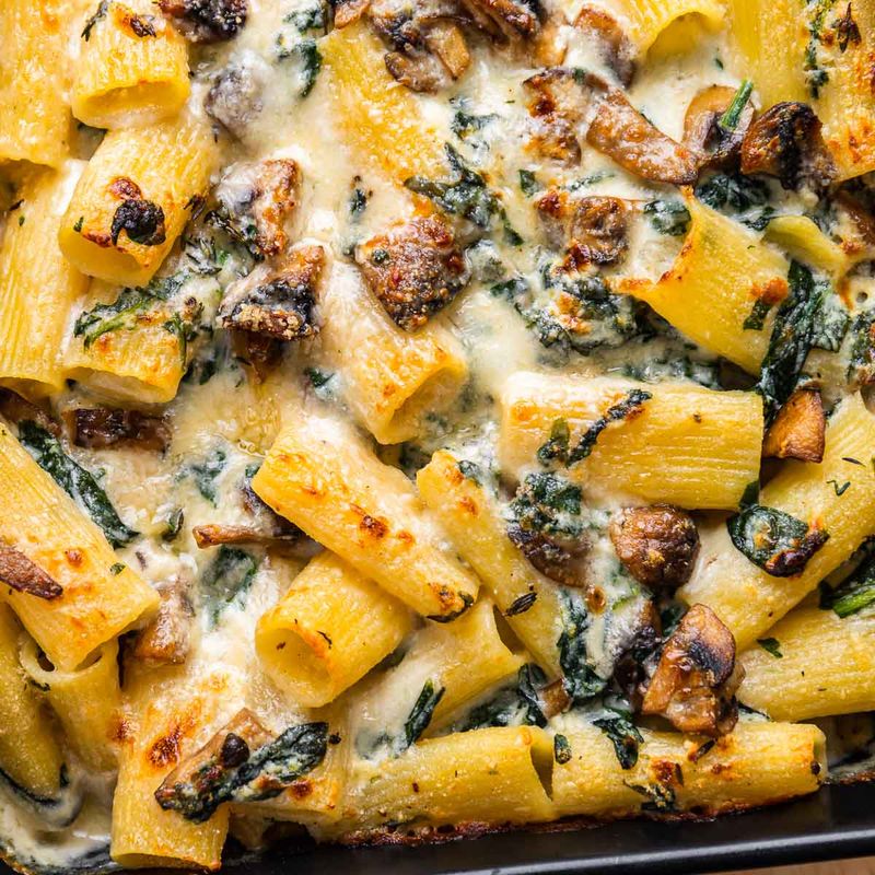 Creamy Mushroom Pasta Bake