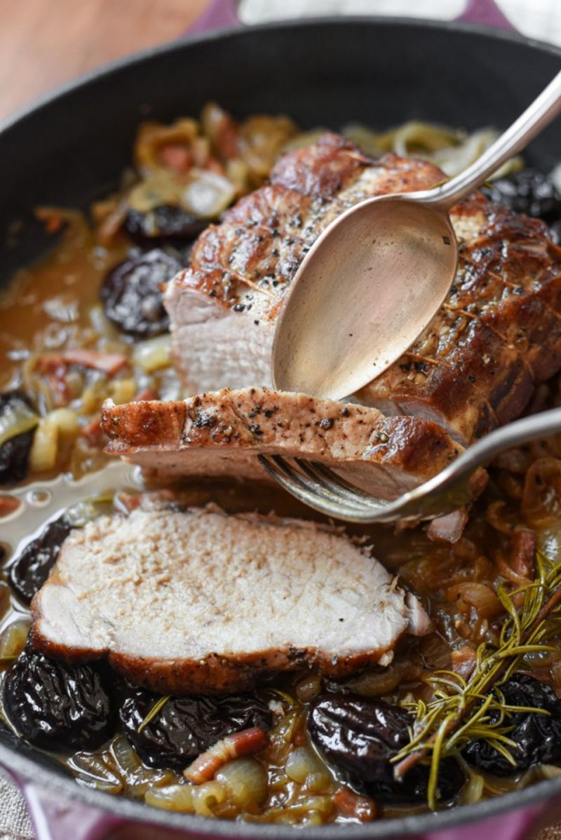 Prune-Stuffed Pork Roast
