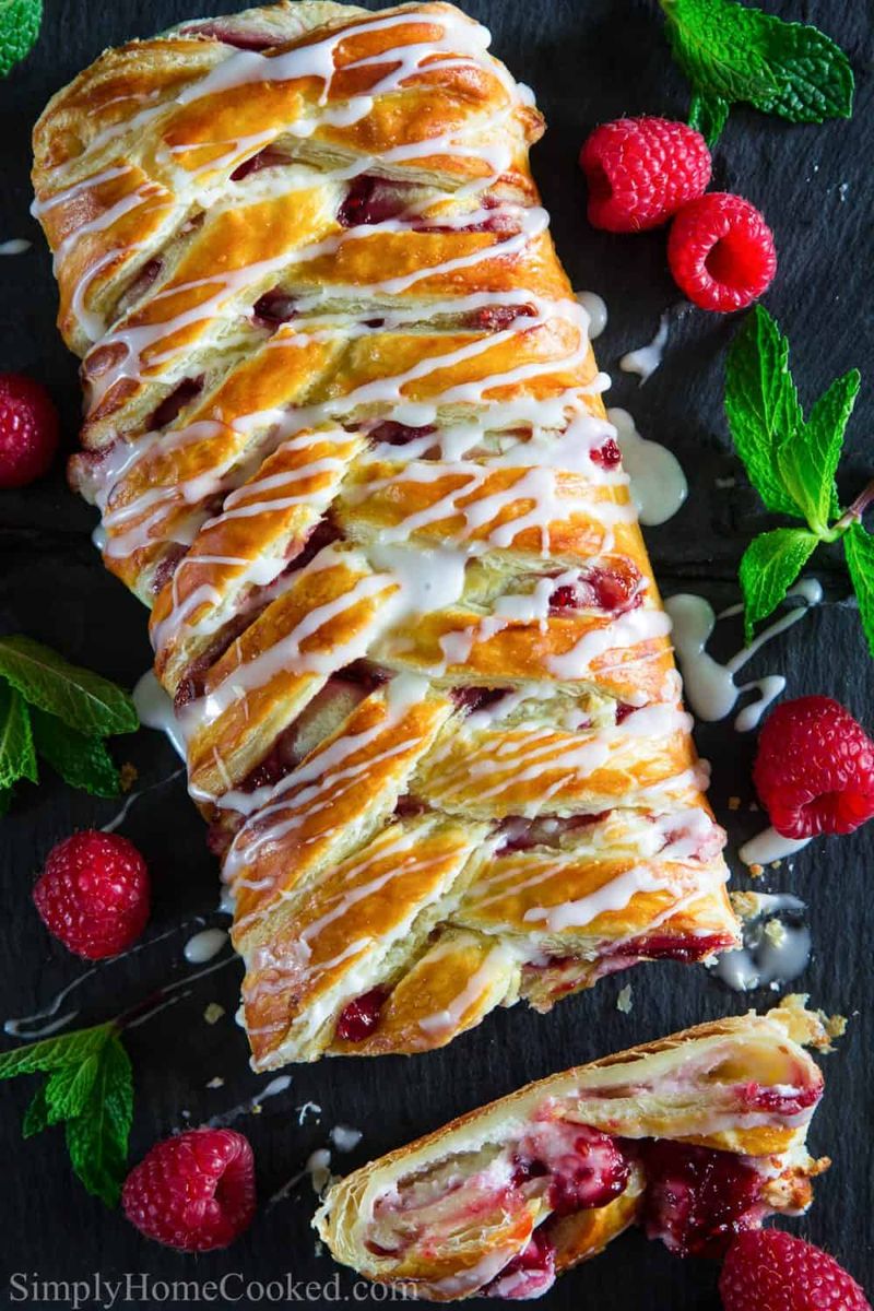 Raspberry Danish Braid