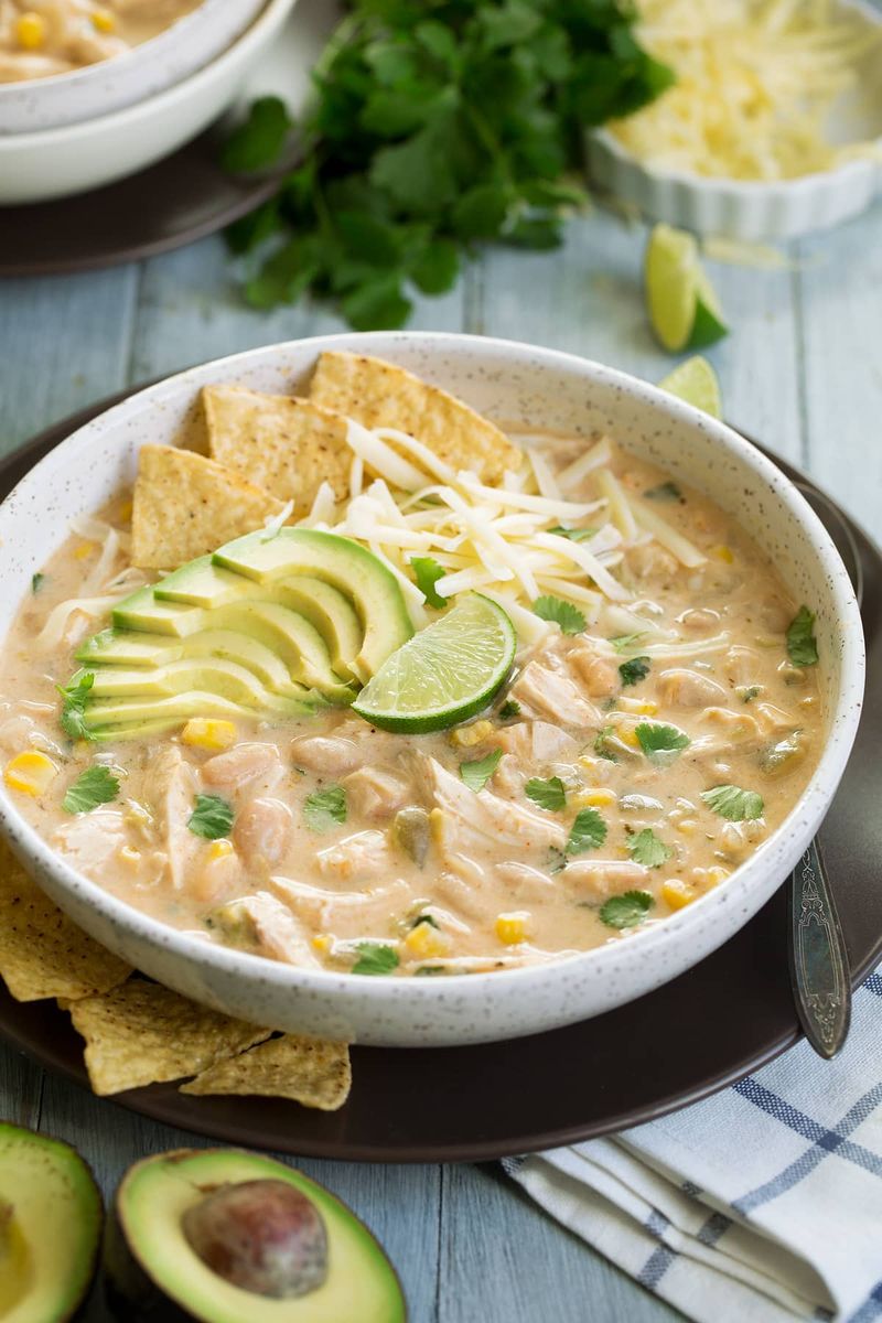 White Chicken Chili With Rotisserie Chicken