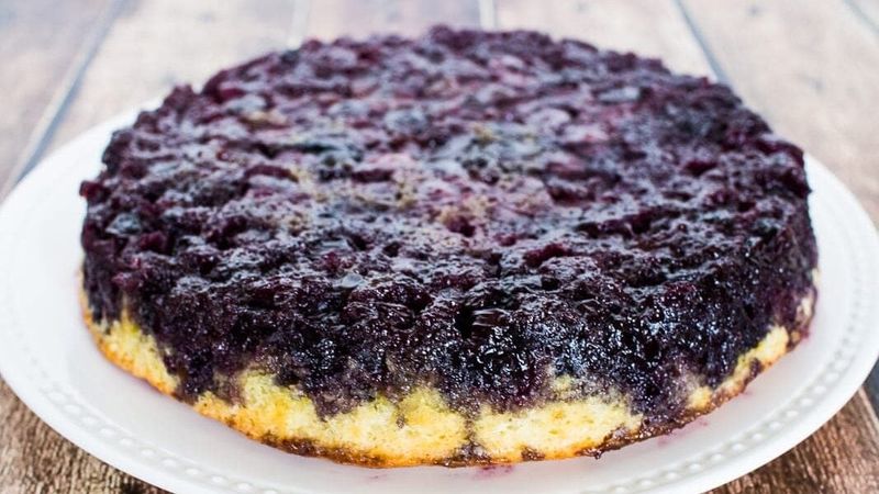 Blackberry Upside-Down Cake