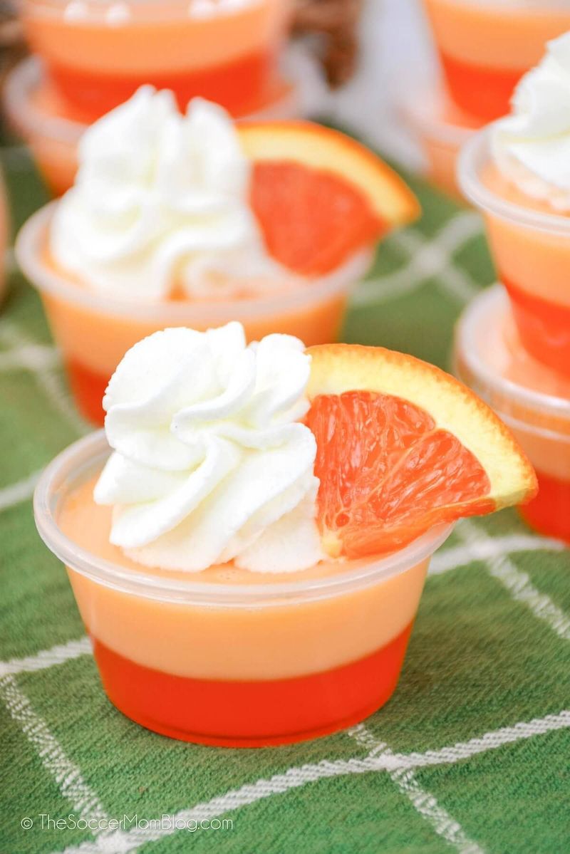 Orange Creamsicle Jell-O Cups