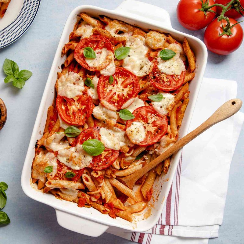 Caprese Pasta Bake