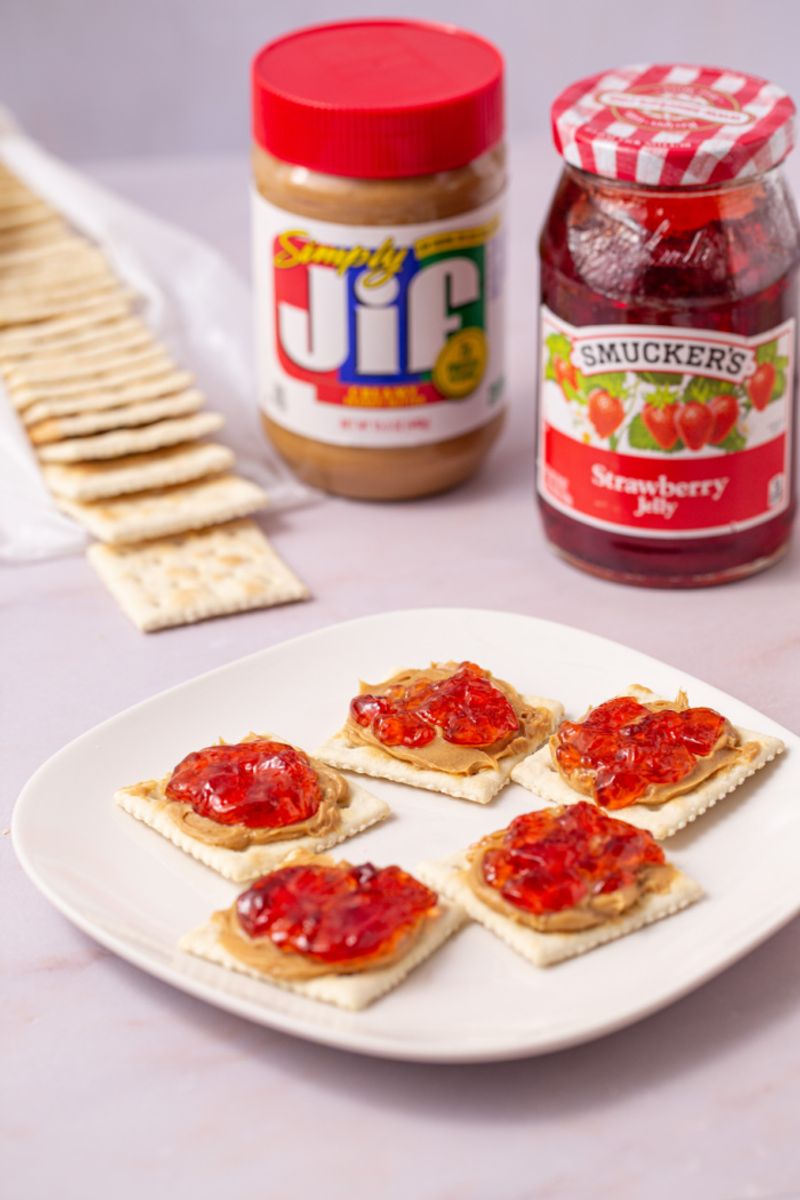 Peanut Butter On Saltines