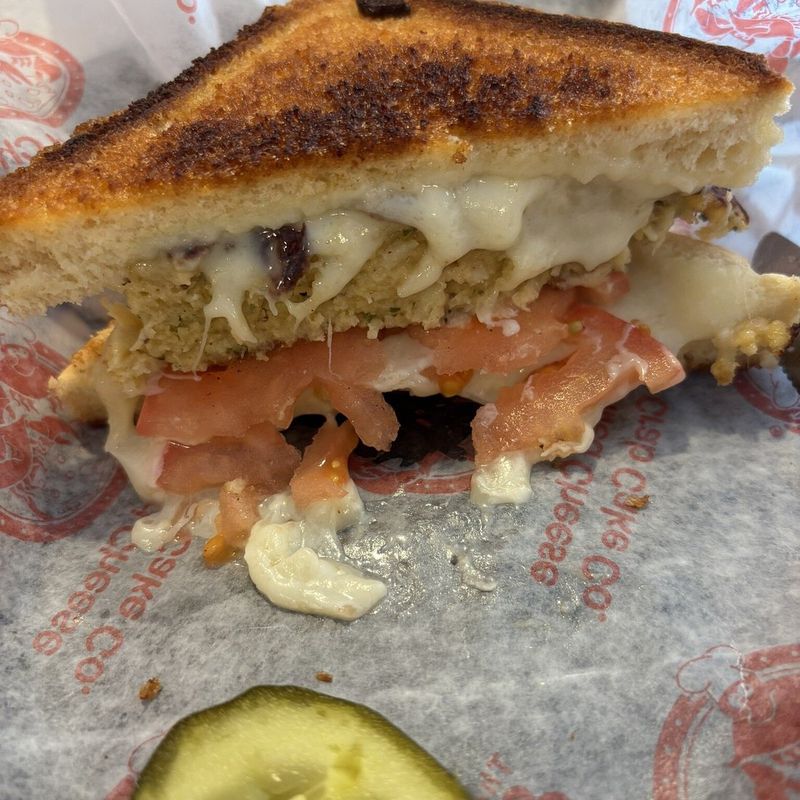 Crab Cake Grilled Cheese from The Grilled Cheese and Crab Cake Co