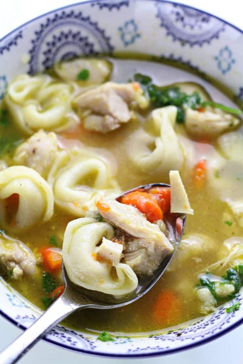Chicken Tortellini Soup