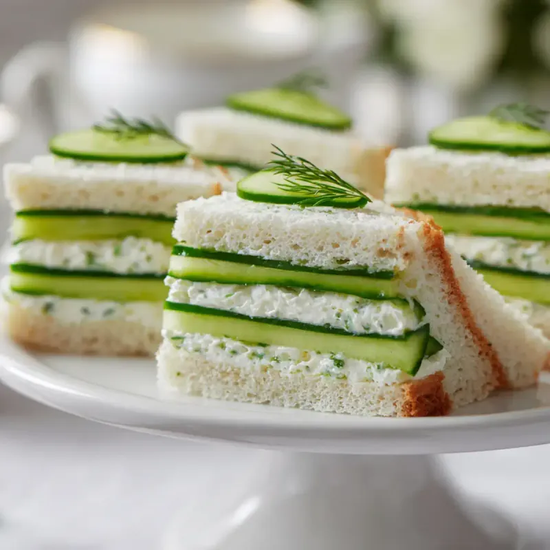 Cucumber “Tea Sandwich” Bites
