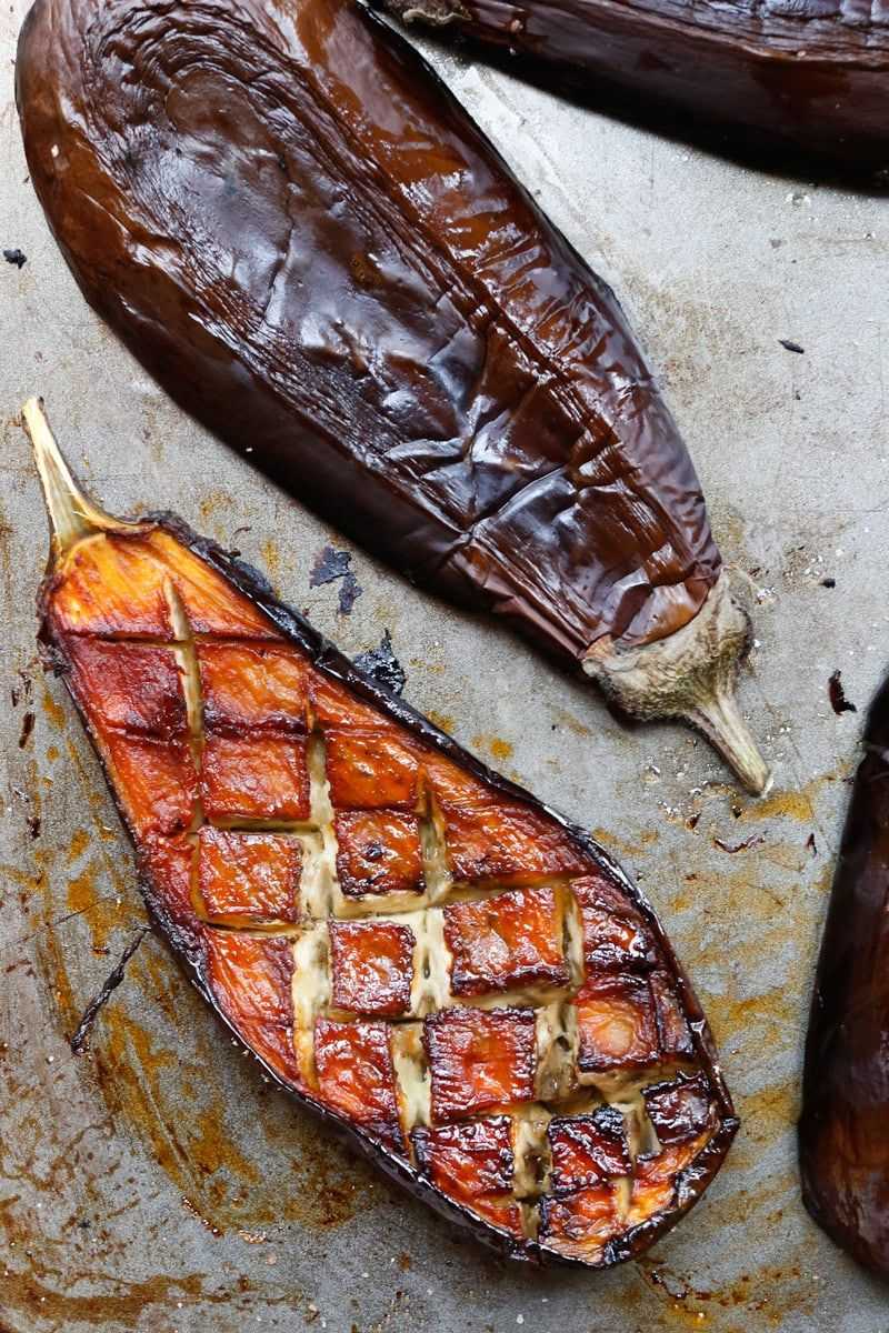 Score the Flesh Before Grilling Halves