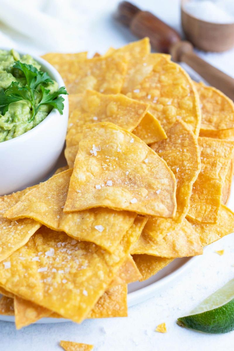 Homemade Corn Tortilla Chips