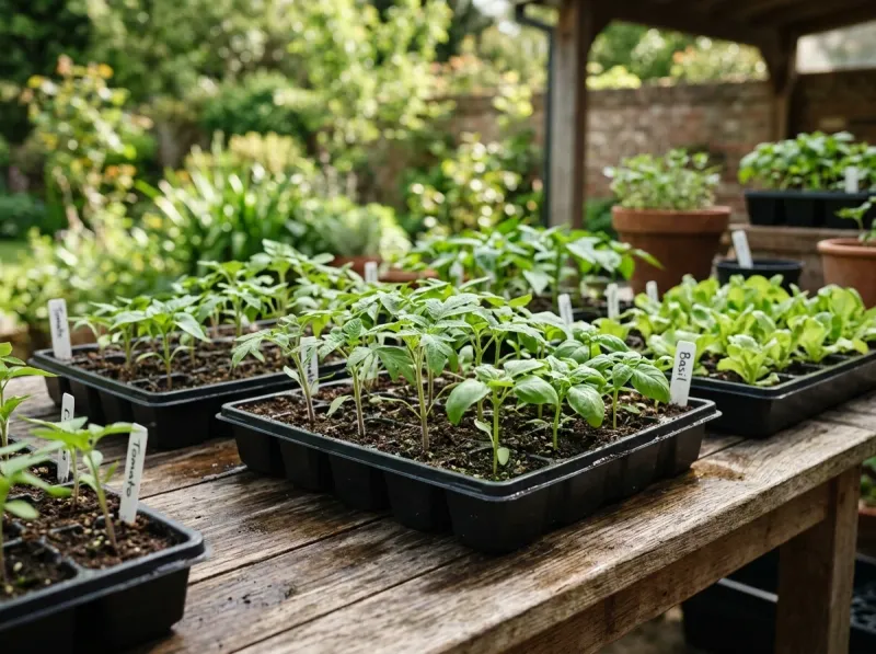 Harden off rooted cuttings before transplanting