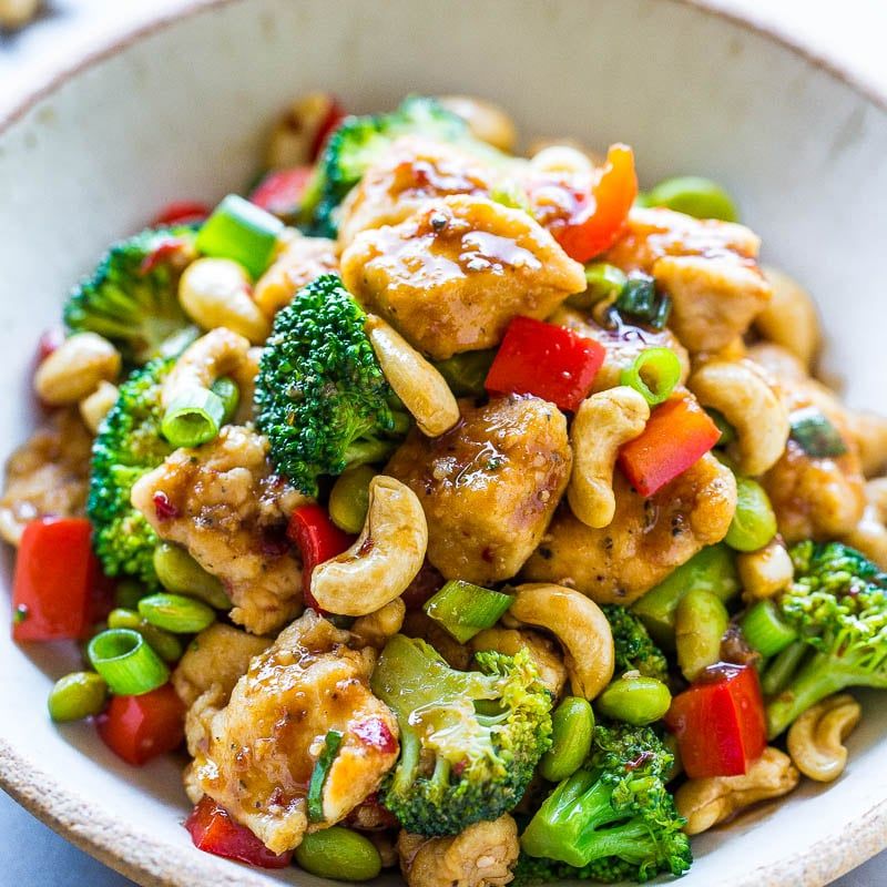 Cashew Chicken Stir-Fry Delight